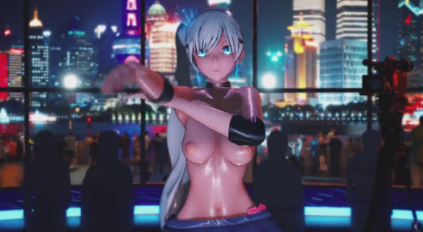 MMD极品美少女被征服狂干，巨乳摇晃内射高潮不停！