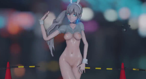 MMD虚拟歌姬诱惑舞姿，巨乳肉穴被猛烈贯穿内射
